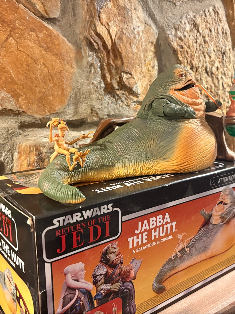 Star Wars Jabba the Hutt Figure - Green and Orange